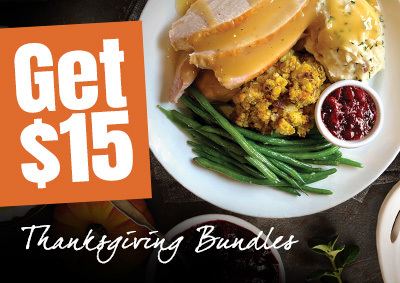 Get $15 Thanksgiving Bundles - links to Thanksgiving Bundles page